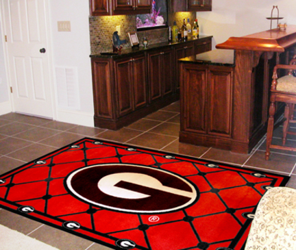 Georgia Bulldogs 5' x 8' Area Rug