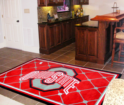 Ohio State Buckeyes 5' x 8' Area Rug