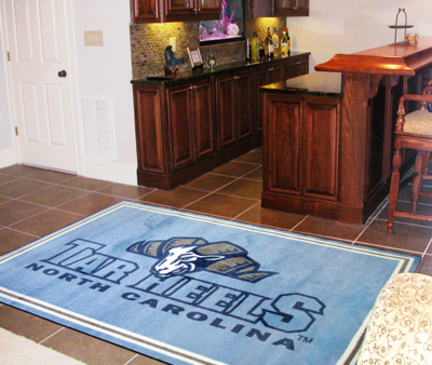 North Carolina Tar Heels 4' x 6' Area Rug