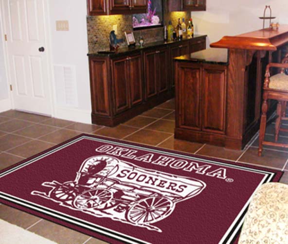 Oklahoma Sooners 4' x 6' Area Rug