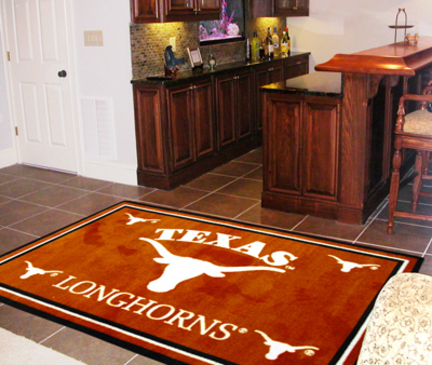 Texas Longhorns 5' x 8' Area Rug