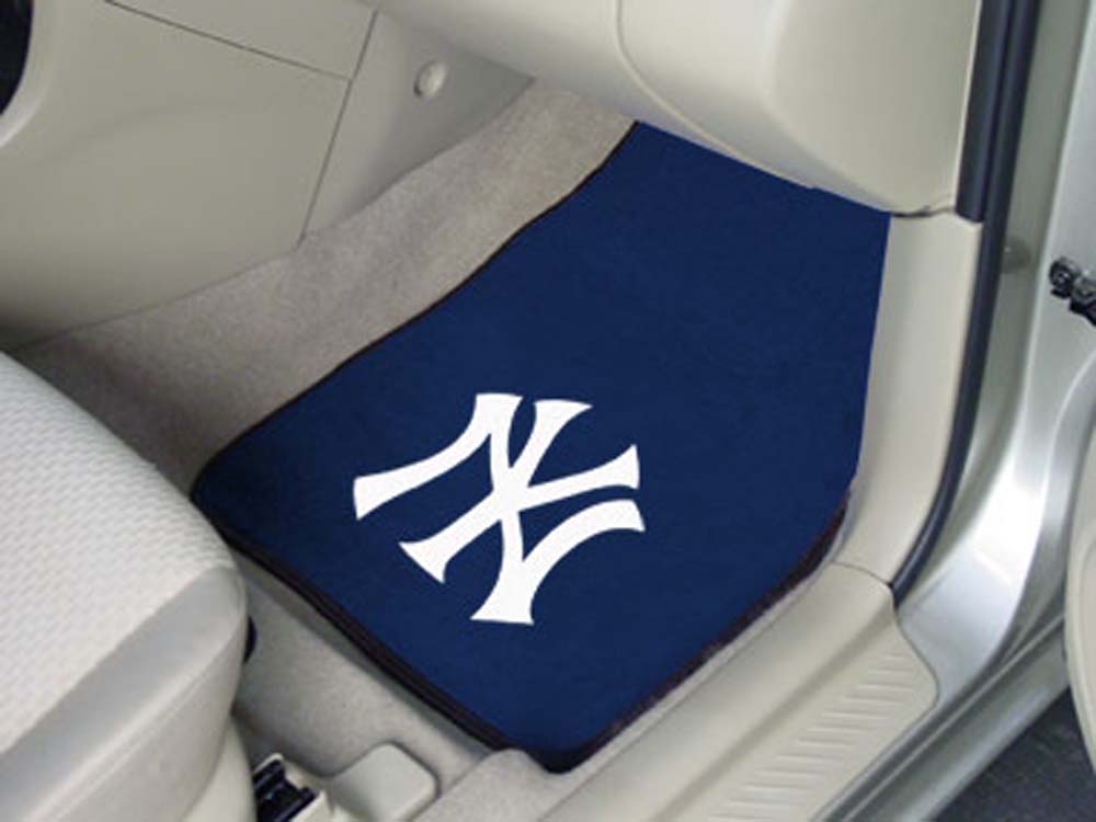 New York Yankees 27" x 18" Auto Floor Mat (Set of 2 Car Mats)