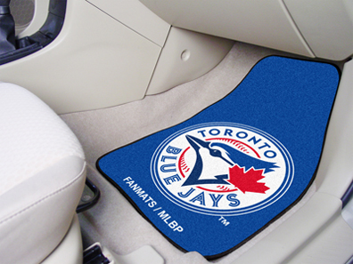 Toronto Blue Jays 27" x 18" Auto Floor Mat (Set of 2 Car Mats)