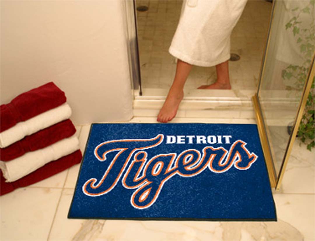 34" x 45" Detroit Tigers All Star Floor Mat