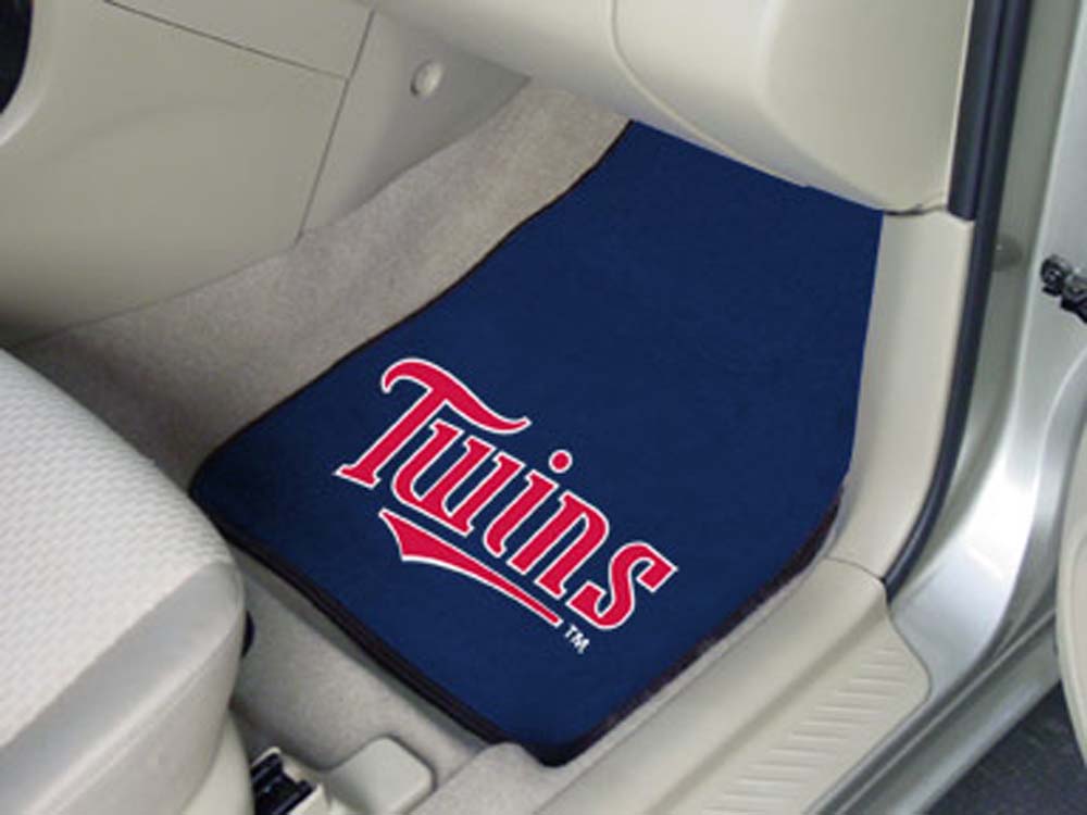 Minnesota Twins 27" x 18" Auto Floor Mat (Set of 2 Car Mats)