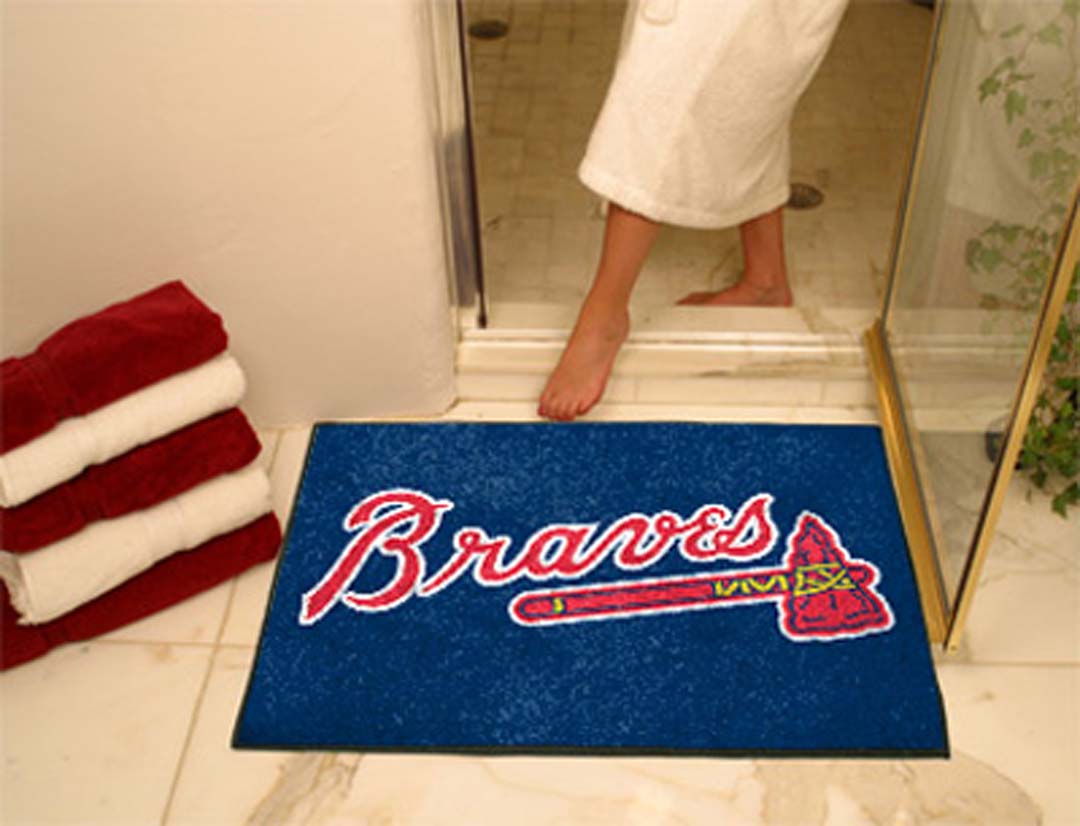 34" x 45" Atlanta Braves All Star Floor Mat