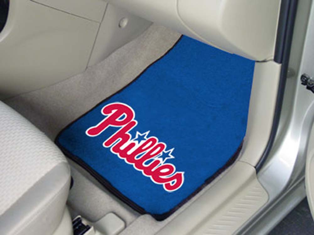 Philadelphia Phillies 27" x 18" Auto Floor Mat (Set of 2 Car Mats)