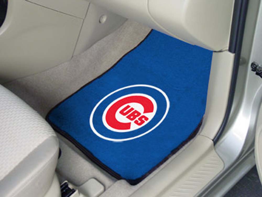 Chicago Cubs 27" x 18" Auto Floor Mat (Set of 2 Car Mats)