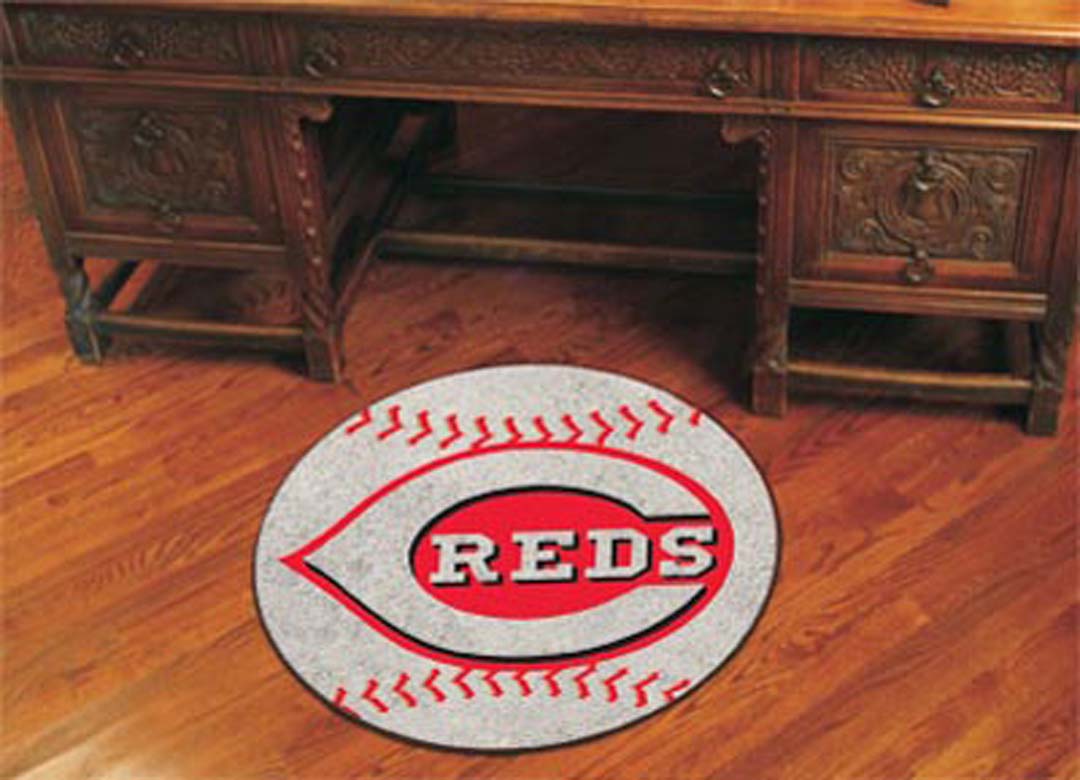 Cincinnati Reds 27" Round Baseball Mat