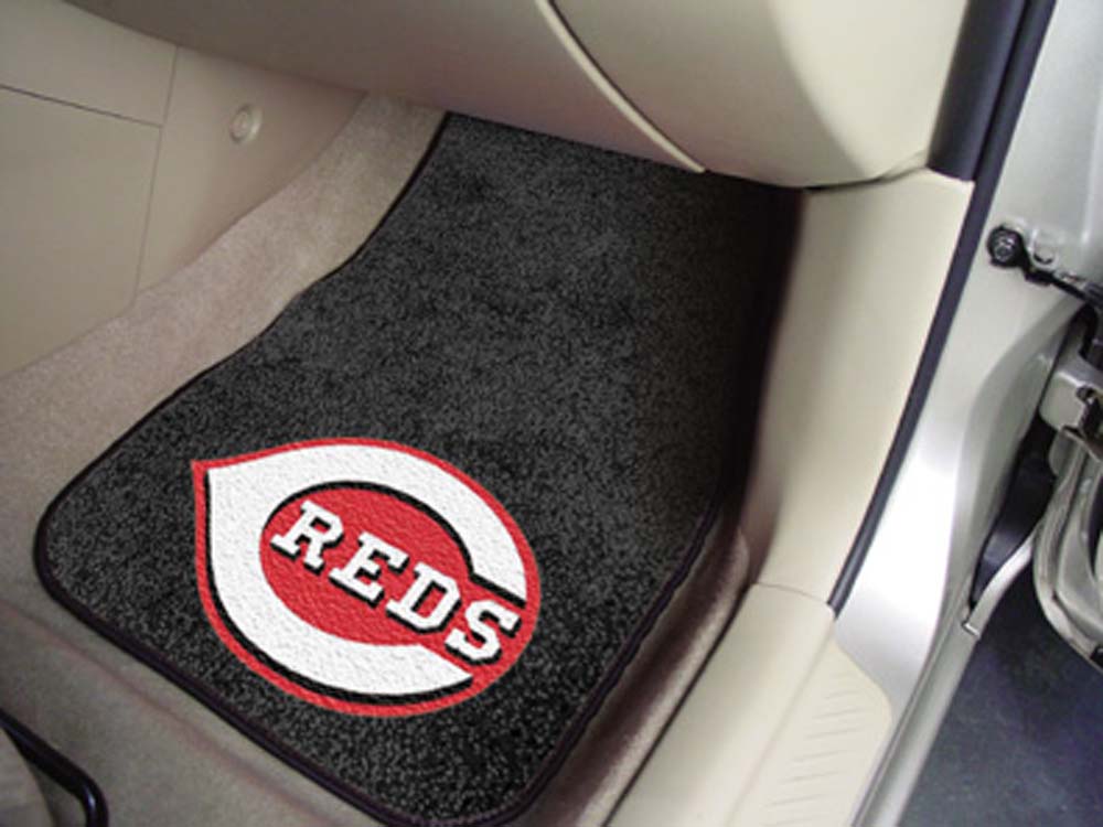 Cincinnati Reds 27" x 18" Auto Floor Mat (Set of 2 Car Mats)