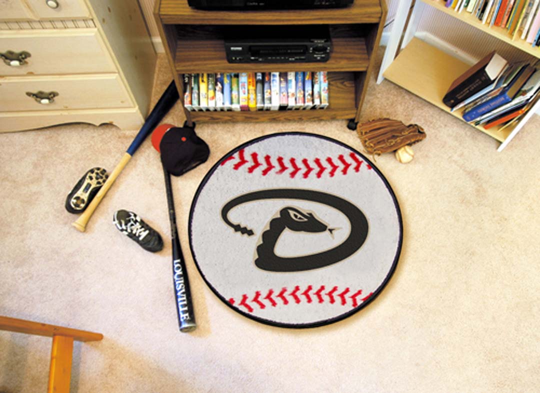 27" Round Arizona Diamondbacks Baseball Mat