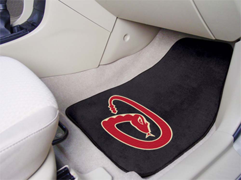 Arizona Diamondbacks 27" x 18" Auto Floor Mat (Set of 2 Car Mats)