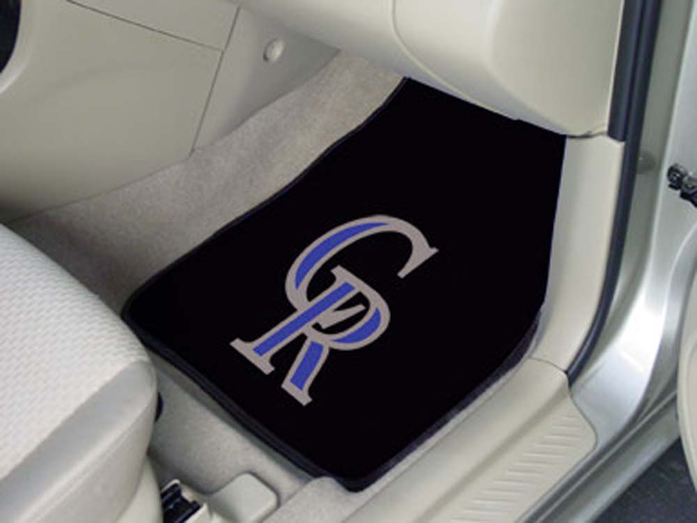 Colorado Rockies 27" x 18" Auto Floor Mat (Set of 2 Car Mats)