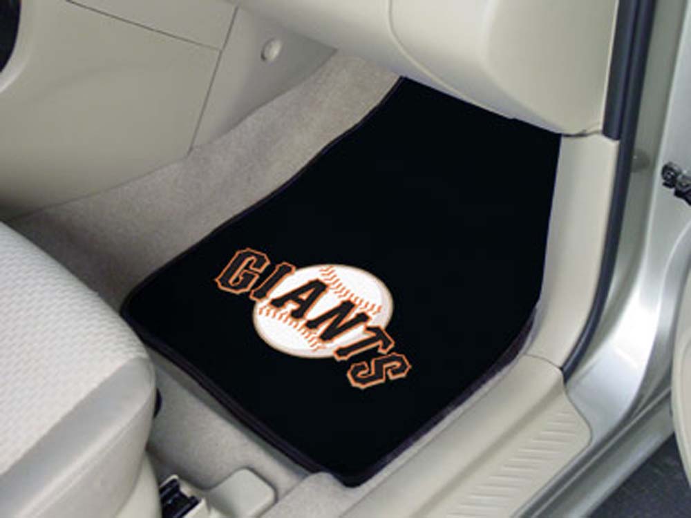 San Francisco Giants 27" x 18" Auto Floor Mat (Set of 2 Car Mats)