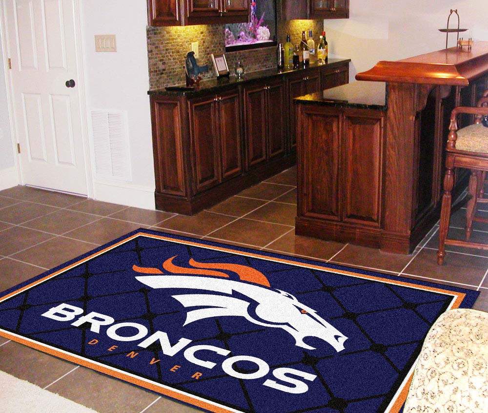 Denver Broncos 5' x 8' Area Rug