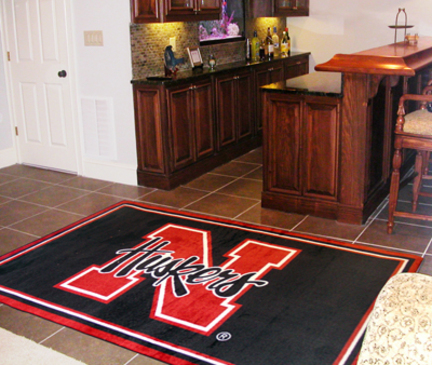 Nebraska Cornhuskers 4' x 6' Area Rug