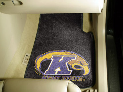 Kent State Golden Flashes 27" x 18" Auto Floor Mat (Set of 2 Car Mats)