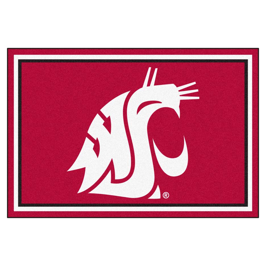 Washington State Cougars 5' x 8' Area Rug