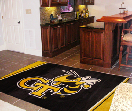 Georgia Tech Yellow Jackets 4' x 6' Area Rug