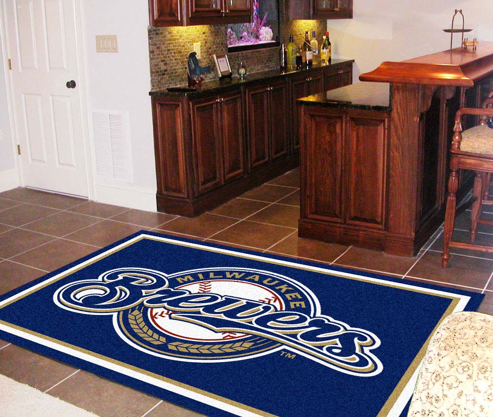 Milwaukee Brewers 5' x 8' Area Rug