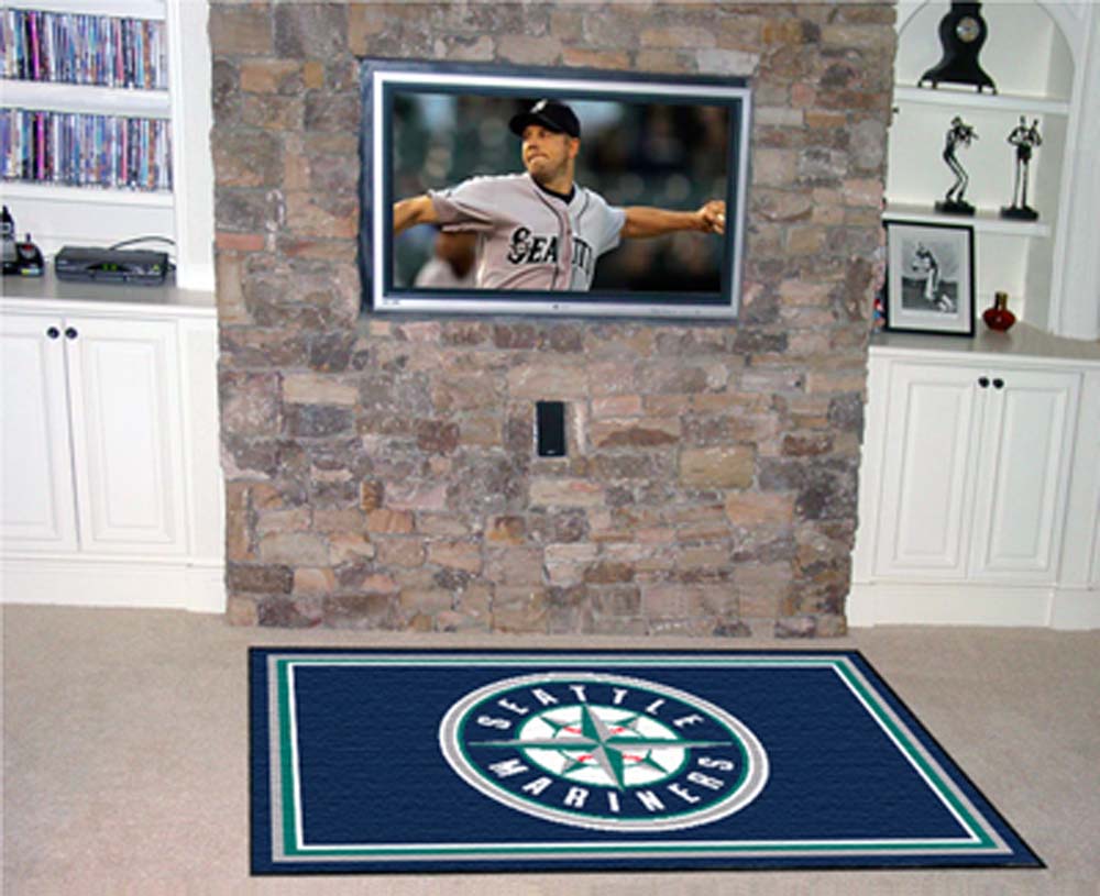 Seattle Mariners 4' x 6' Area Rug