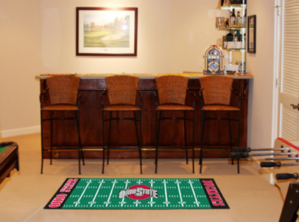 Ohio State Buckeyes 30" x 72" Football Field Runner