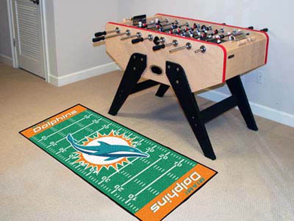 Miami Dolphins 30" x 72" Football Field Runner