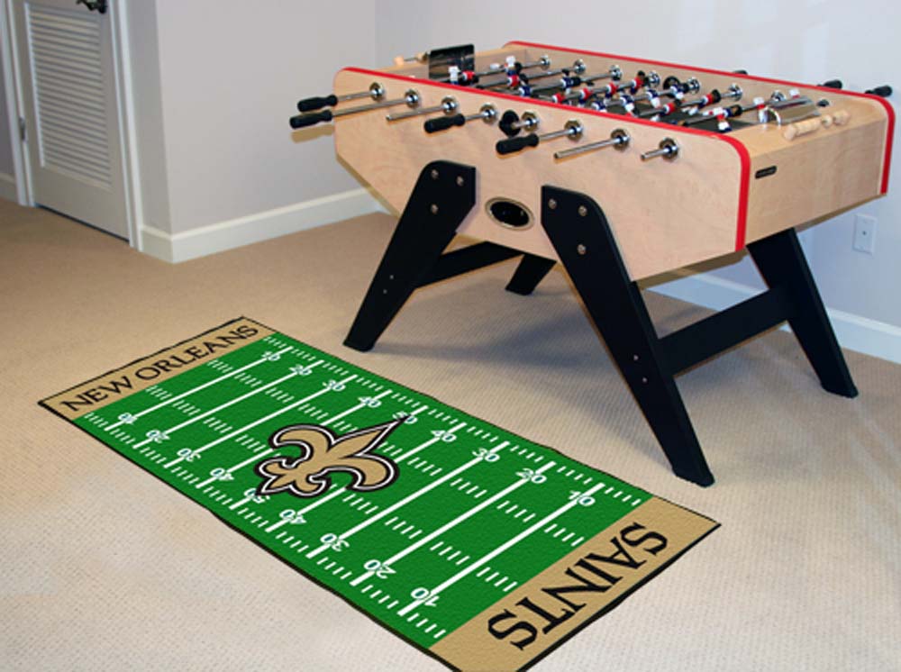 New Orleans Saints 30" x 72" Football Field Runner