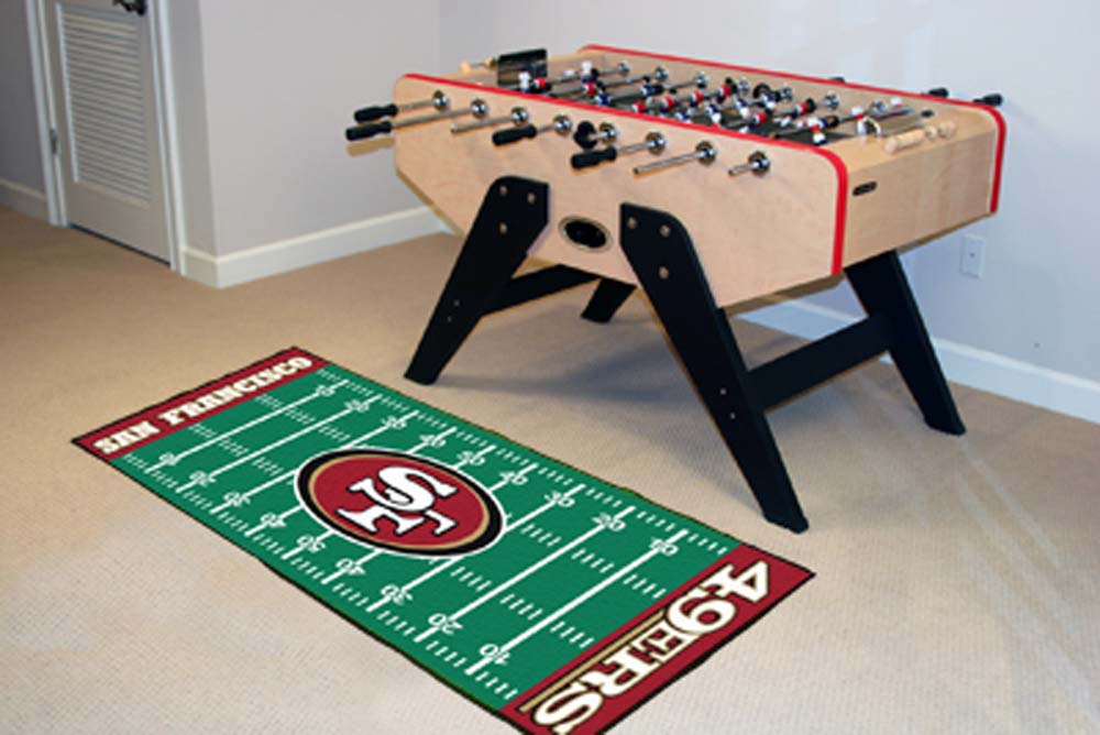 San Francisco 49ers 30" x 72" Football Field Runner