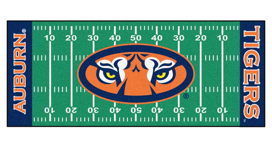 Auburn Tigers 30" x 72" Football Field Runner