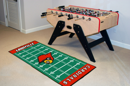 Louisville Cardinals 30" x 72" Football Field Runner