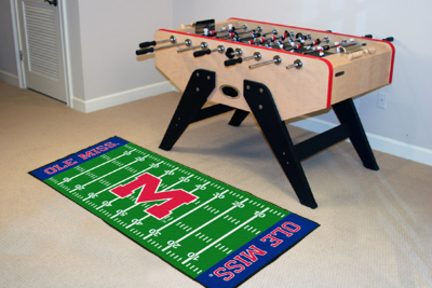 Mississippi (Ole Miss) Rebels 30" x 72" Football Field Runner