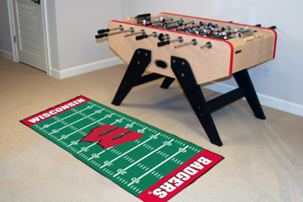 Wisconsin Badgers 30" x 72" Football Field Runner