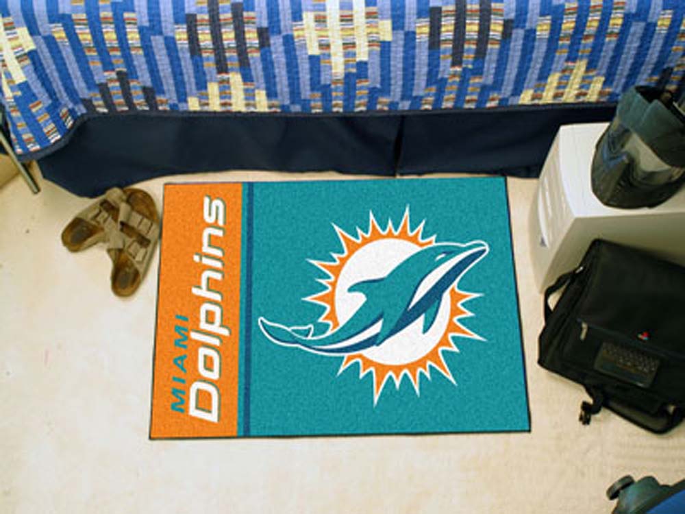 Miami Dolphins 19" x 30" Uniform Inspired Starter Floor Mat
