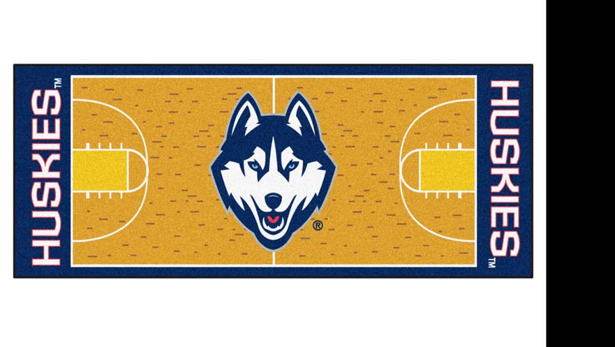 Connecticut Huskies 30" x 72" Basketball Court Runner