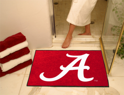 Alabama Crimson Tide 34" x 45" All Star Floor Mat (Crimson 'A')