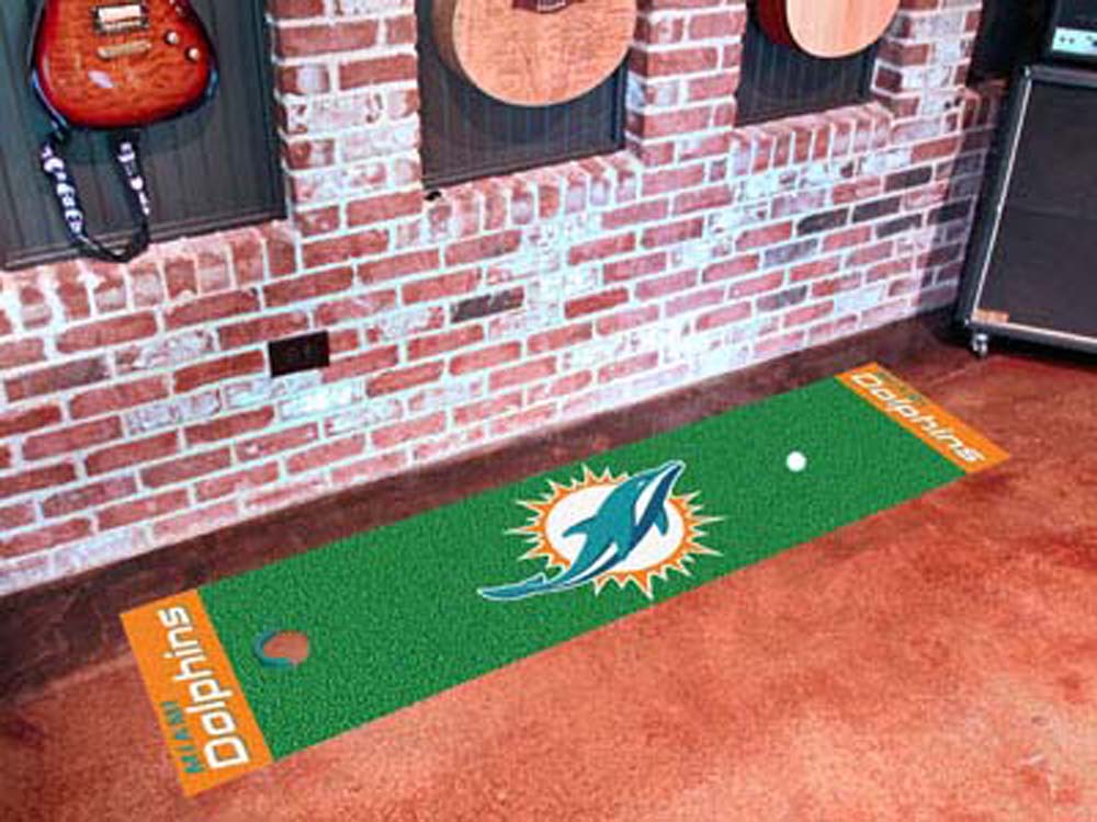 Miami Dolphins  18" x 72" Putting Green Runner