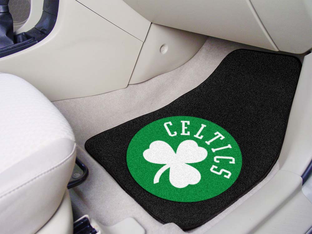 Boston Celtics 18" x 27" Auto Floor Mat (Set of 2 Car Mats)