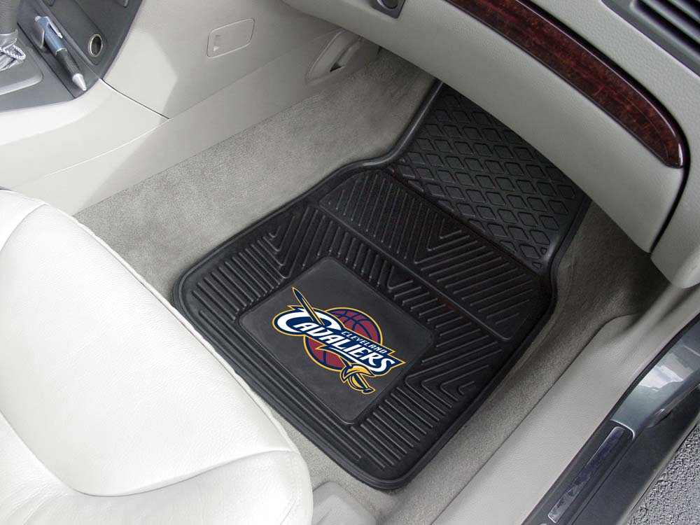 Cleveland Cavaliers 18" x 27" Heavy Duty Vinyl Auto Floor Mat (Set of 2 Car Mats)