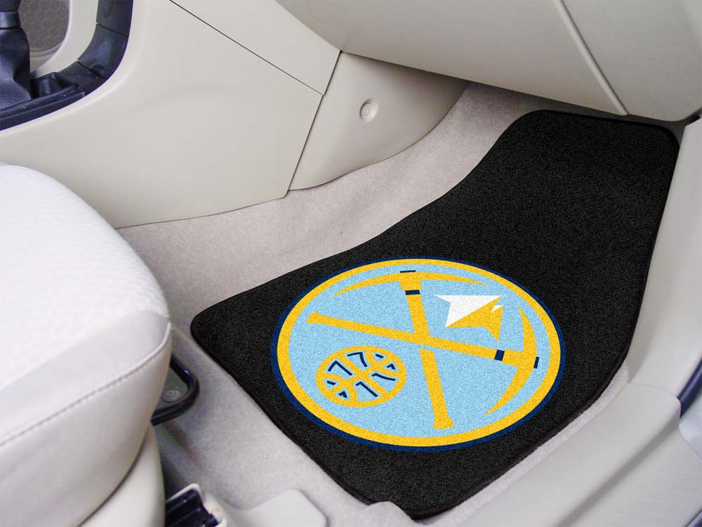 Denver Nuggets 18" x 27" Auto Floor Mat (Set of 2 Car Mats)