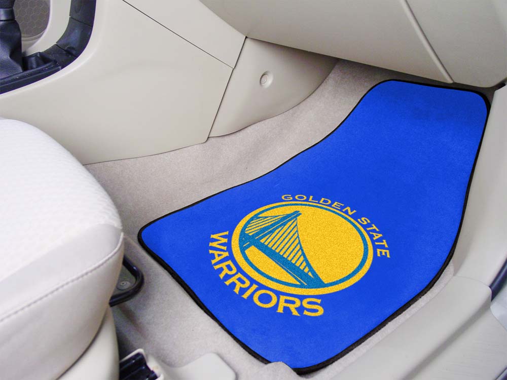 Golden State Warriors 18" x 27" Auto Floor Mat (Set of 2 Car Mats)