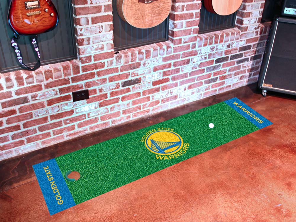 Golden State Warriors 18" x 72" Putting Green Runner