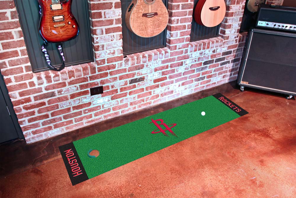 Houston Rockets 18" x 72" Putting Green Runner