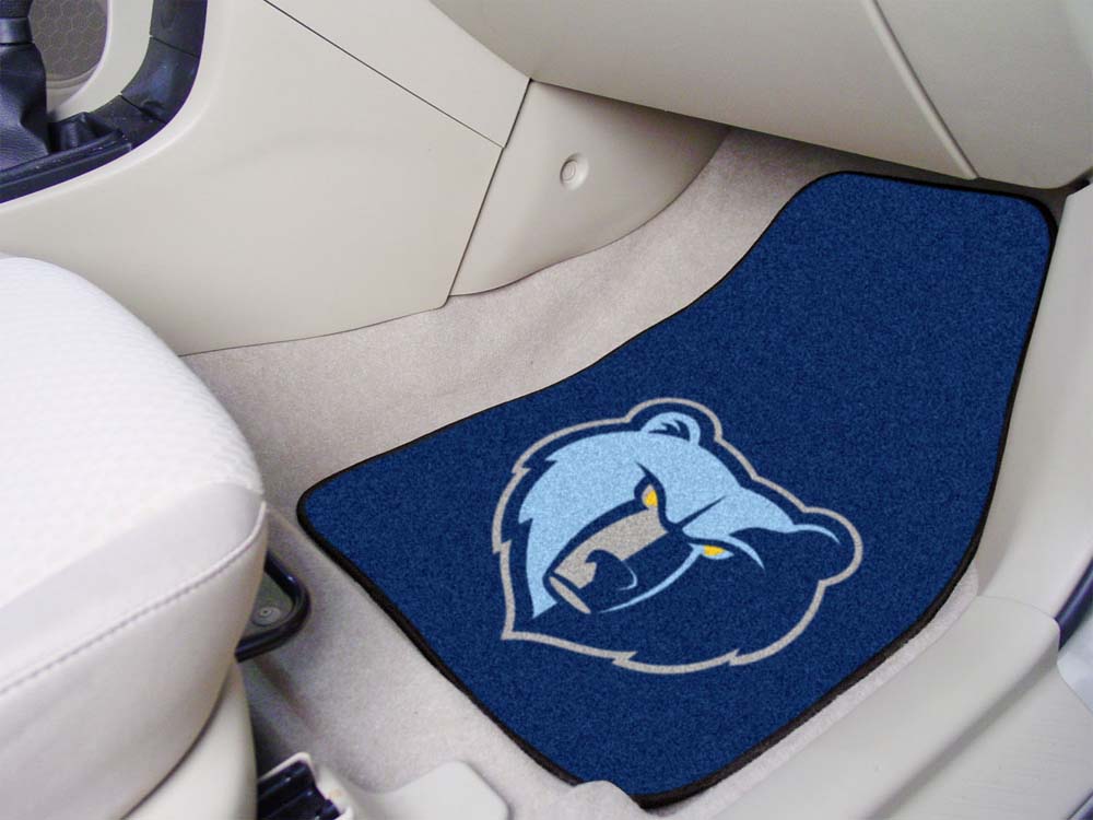 Memphis Grizzlies 18" x 27" Auto Floor Mat (Set of 2 Car Mats)