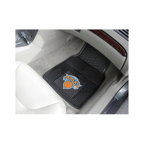 New York Knicks 18" x 27" Heavy Duty Vinyl Auto Floor Mat (Set of 2 Car Mats)