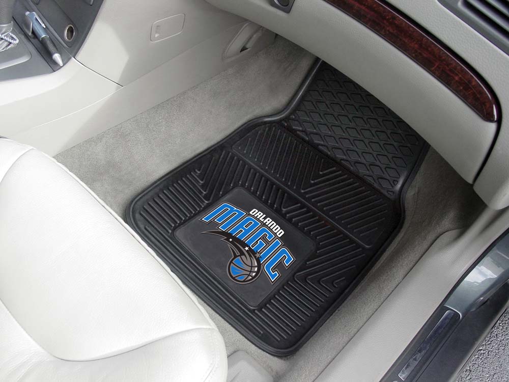 Orlando Magic 18" x 27" Heavy Duty Vinyl Auto Floor Mat (Set of 2 Car Mats)