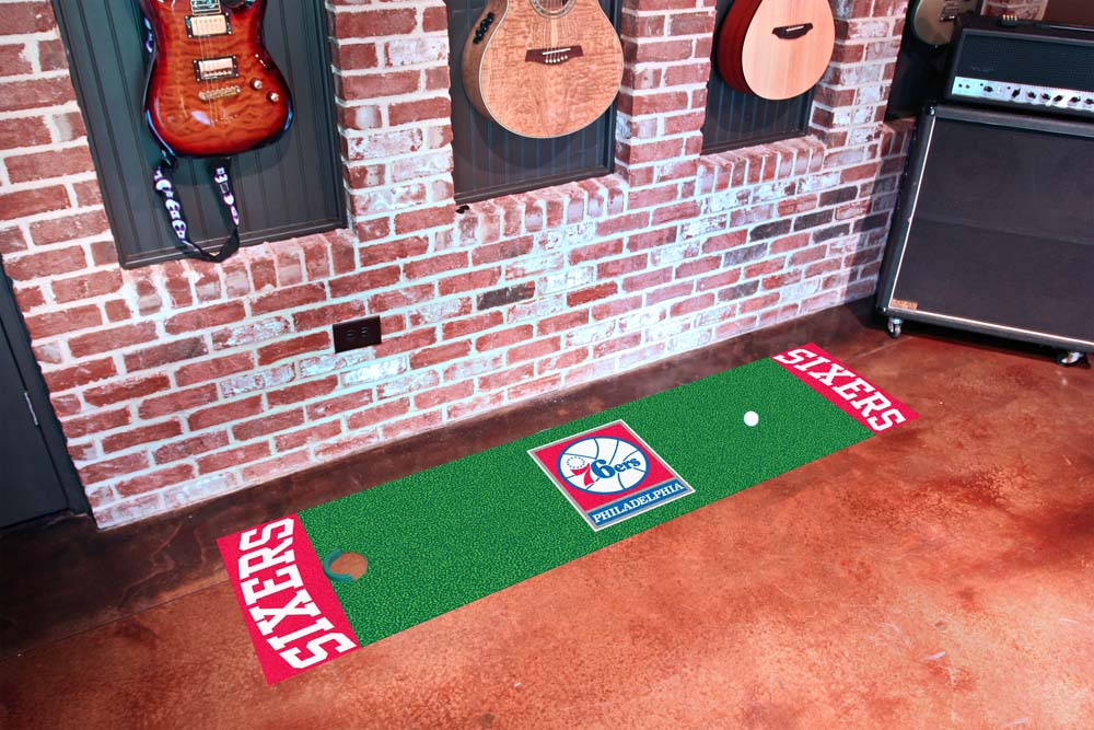 Philadelphia 76ers 18" x 72" Putting Green Runner