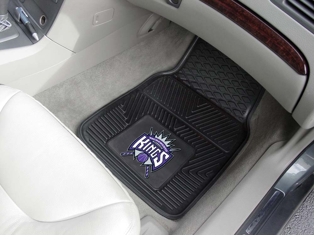 Sacramento Kings 18" x 27" Heavy Duty Vinyl Auto Floor Mat (Set of 2 Car Mats)