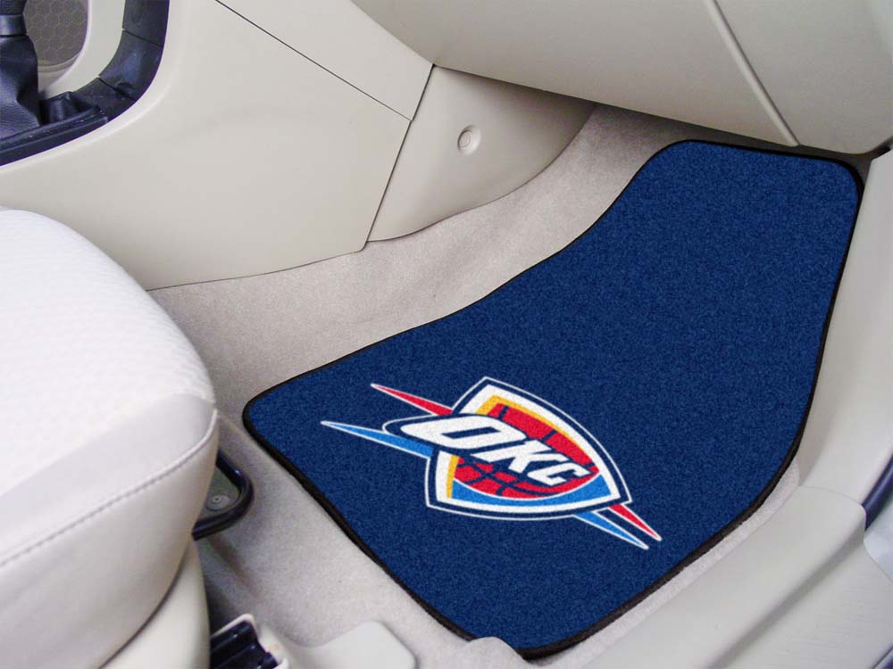 Oklahoma City Thunder 18" x 27" Auto Floor Mat (Set of 2 Car Mats)