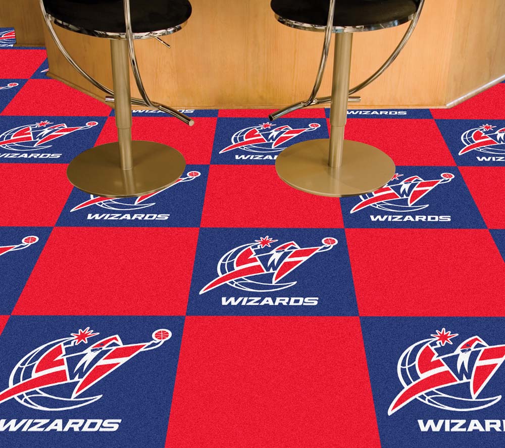 Washington Wizards 18" x 18" Carpet Tiles (Box of 20)